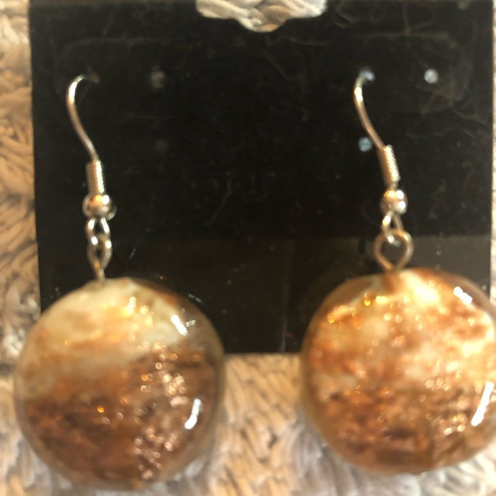 Handmade resin earrings